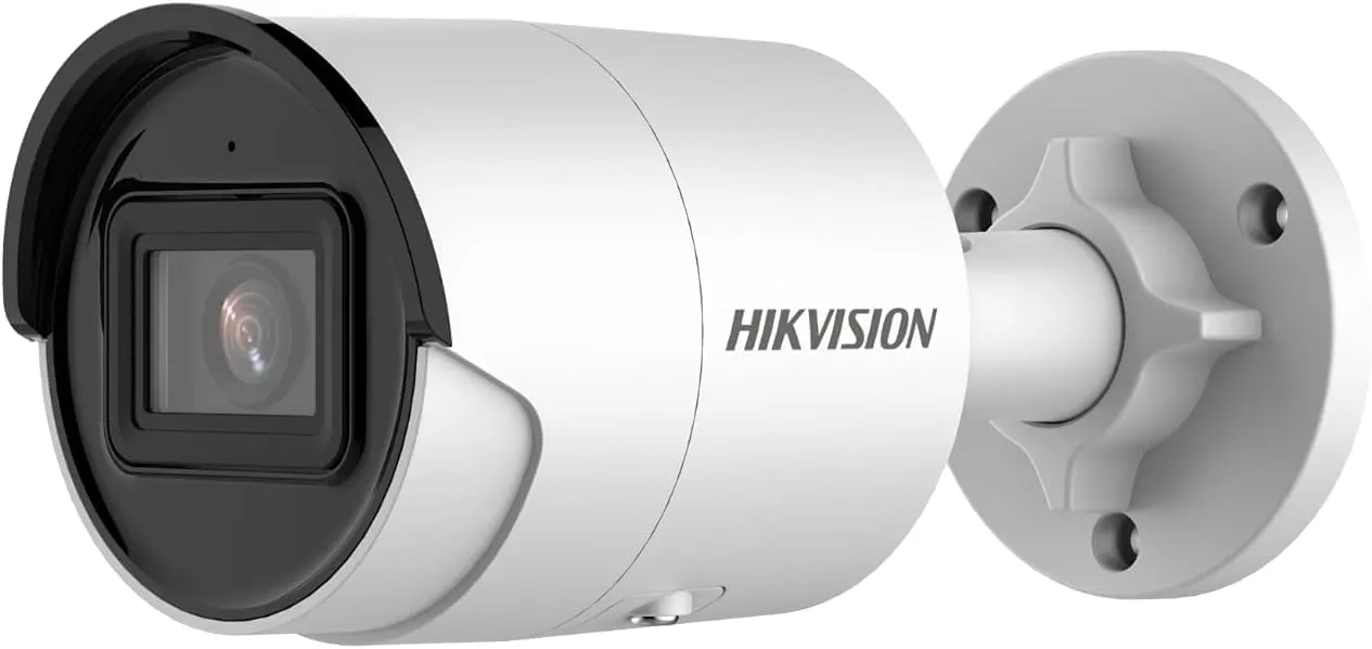 Hikvision PoE IP Camera Compatible DS-2CD2043G2-I 2.8mm Lens 4mp AcuSense Fixed Bullet Network Camera with Human/Vehicle Detection,31FT Night Vision,H.265 ,IP67,International Version