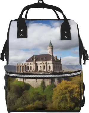 Historical monuments of Armenia Diaper Bag Essentials Travel Tote Nappy Backpack Large Capacity Mummy Backpack Multifunction Waterproof Teacher Nurse Bag 15.7 inch Work laptop Bags