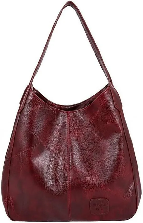 Hobo Bags for Women Soft Vegan Leather Shoulder Handbag Fashion Lightweight Tote Handbag and Purses