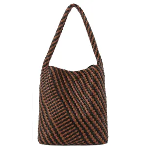 Hobo Braided Soft Structure - Brown Caramel