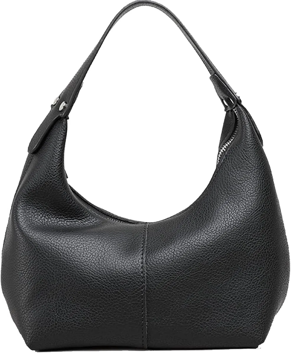 Hobo Handbags for Women Retro Clutch Tote Shoulder Purse Genuine Leather Bags for Daily or Office Use