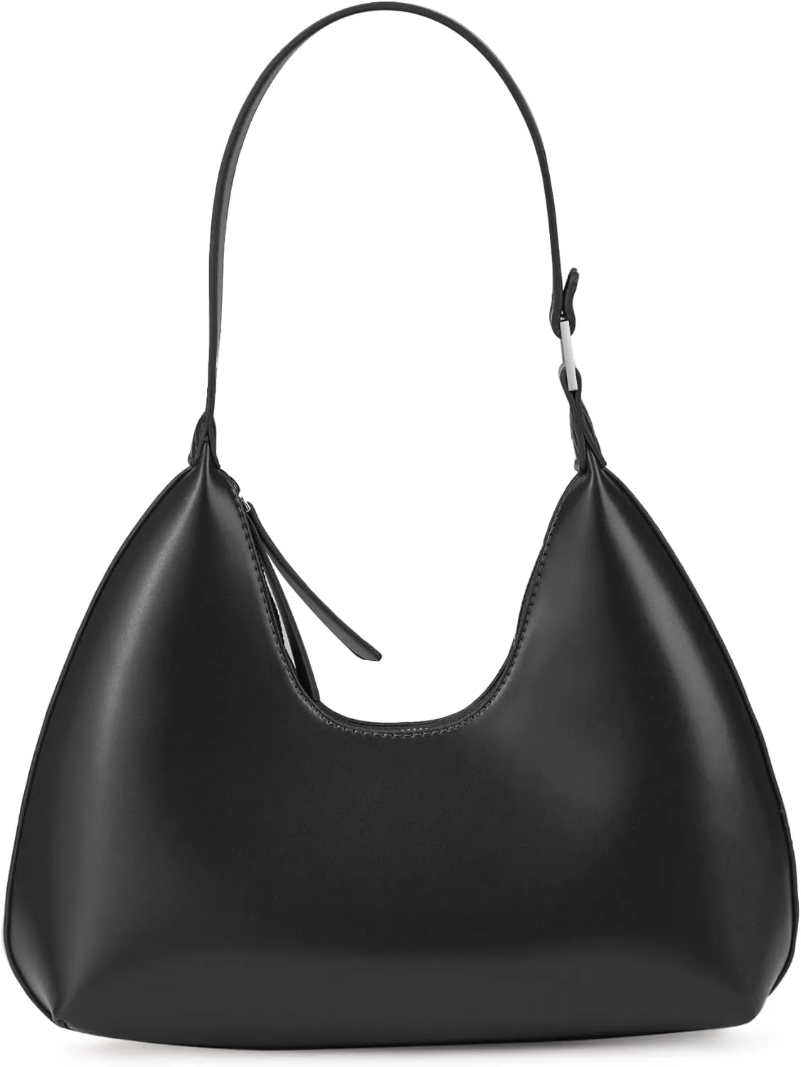 Hobo Shoulder Bag for Women Trendy Lightweight Soft Foldable Leather Hobo Tote Handbag with Coin Purse for Women