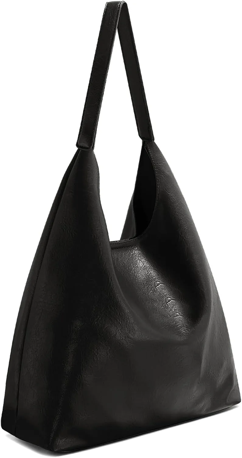 Hobo Tote Bag for Women Slouchy Bags with Small Purse, Designer Handbags for Women Large Capacity Shoulder Bag