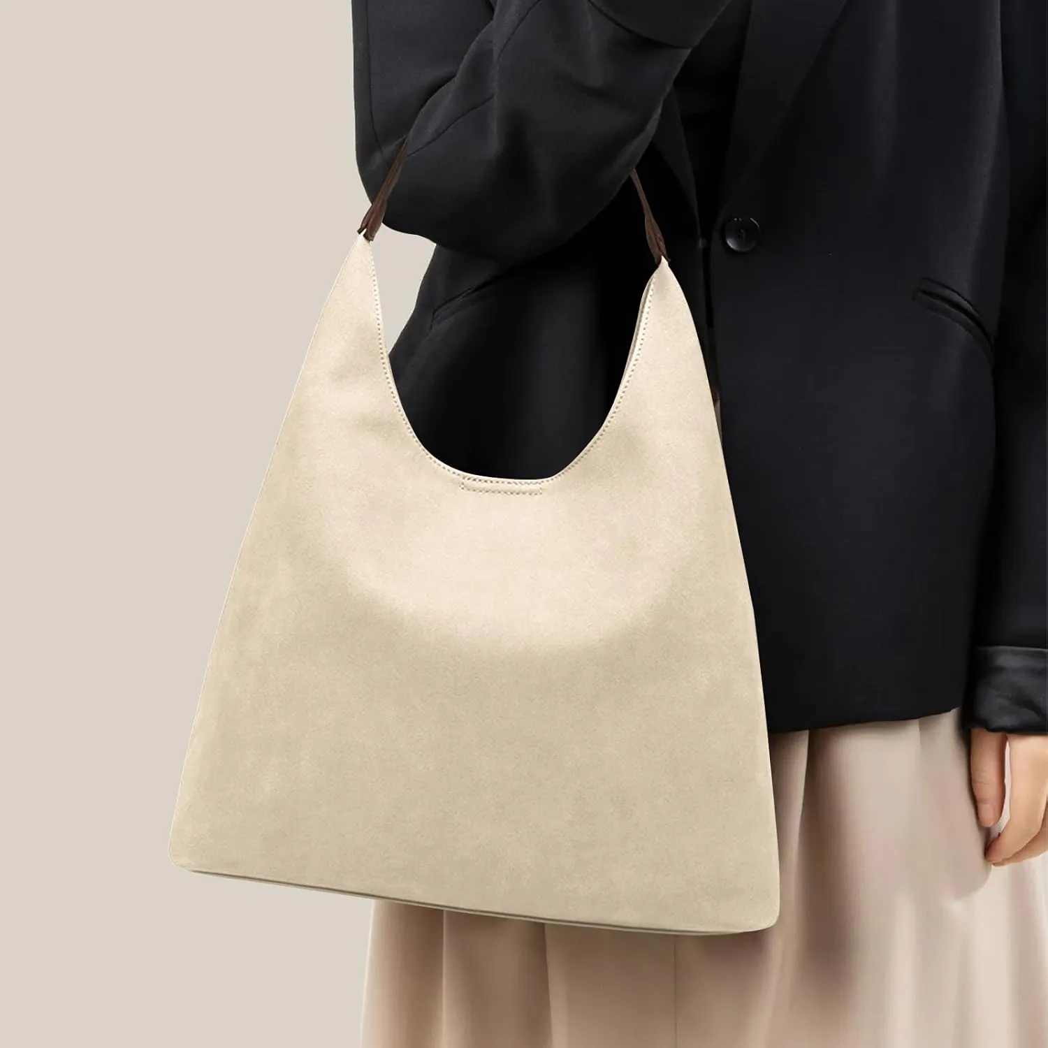 Hobo Tote Bag for Women Slouchy Bags with Small Purse, Designer Handbags for Women Large Capacity Shoulder Bag