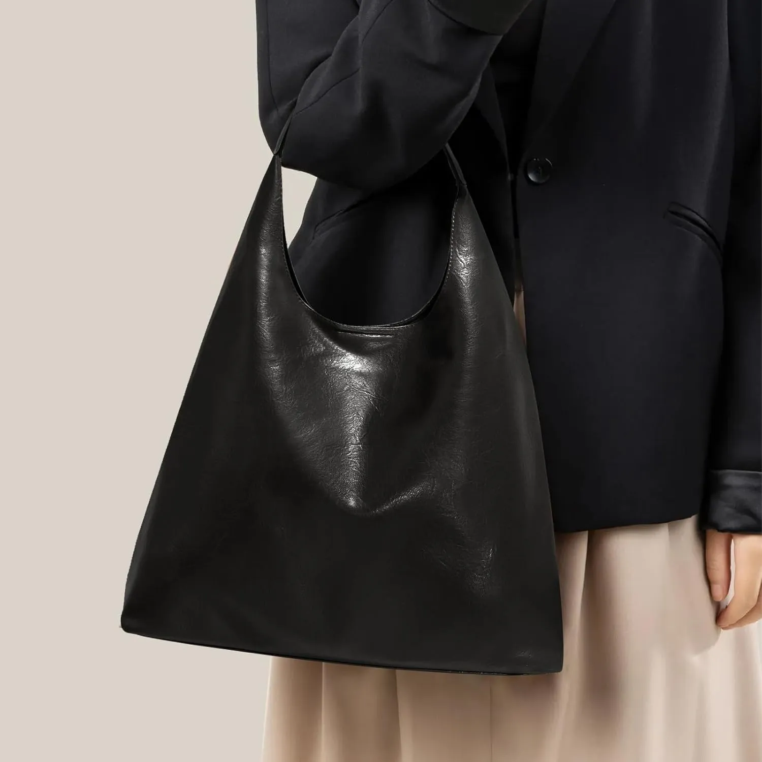 Hobo Tote Bag for Women Slouchy Bags with Small Purse, Designer Handbags for Women Large Capacity Shoulder Bag