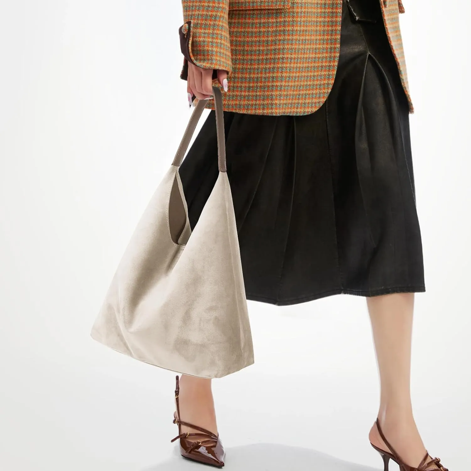 Hobo Tote Bag for Women Slouchy Bags with Small Purse, Designer Handbags for Women Large Capacity Shoulder Bag