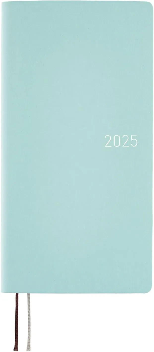 Hobonichi Techo 2025 Weeks [English/Tall and Slim Size/January Start/Planner] Smooth: Vanilla Soda