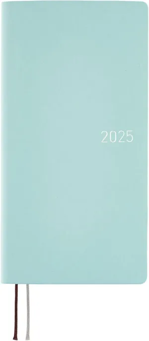 Hobonichi Techo 2025 Weeks [English/Tall and Slim Size/January Start/Planner] Smooth: Vanilla Soda