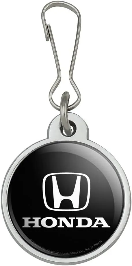 Honda Logo Jacket Handbag Purse Luggage Backpack Zipper Pull Charm