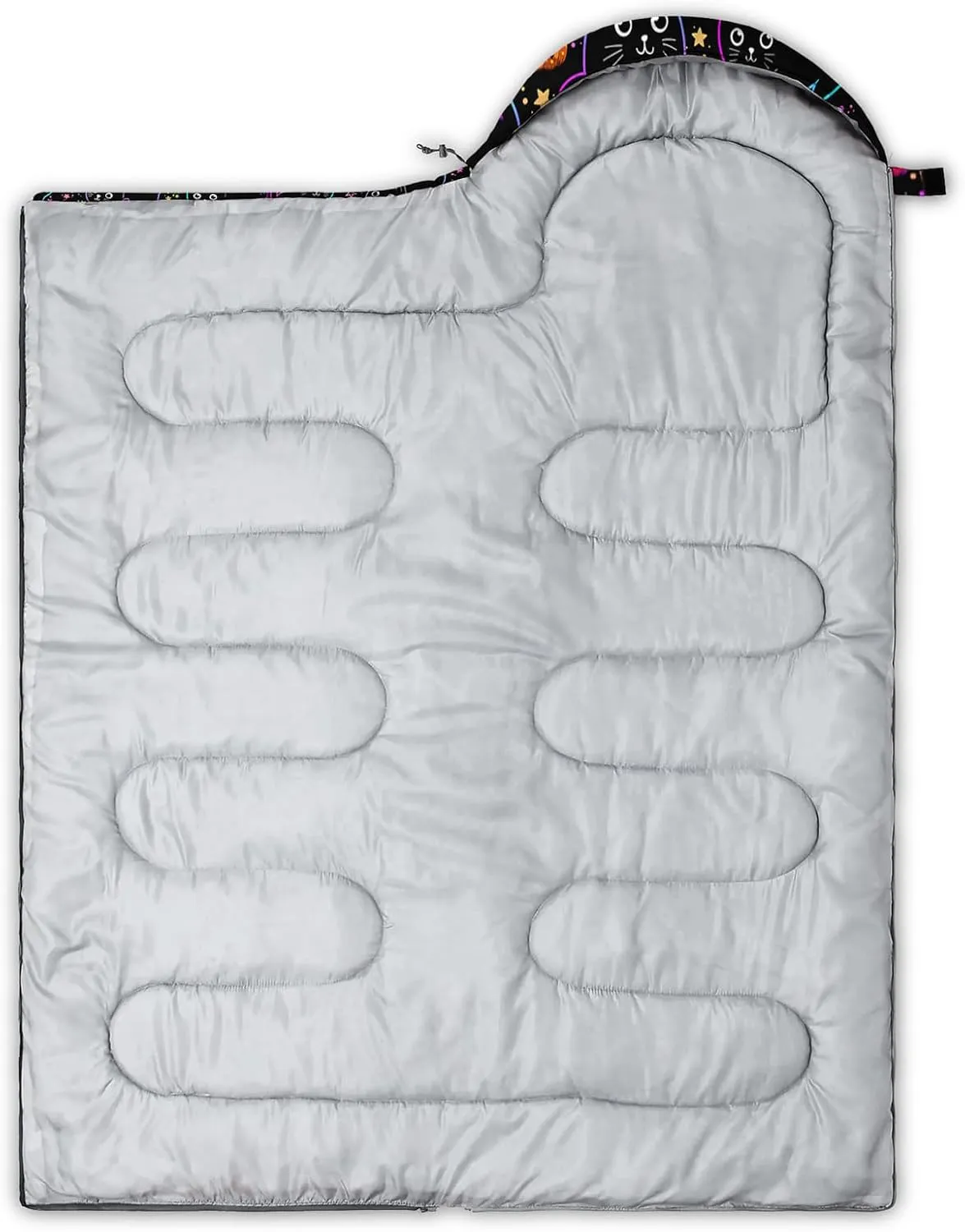 HOSIMA Dear Hunting Pattern Cold Weather Sleeping Bags for Adults,Black Light Weight Sleeping Bags for Kids Adults,WaterProof Sleeping Bags for Outdoors Hiking.
