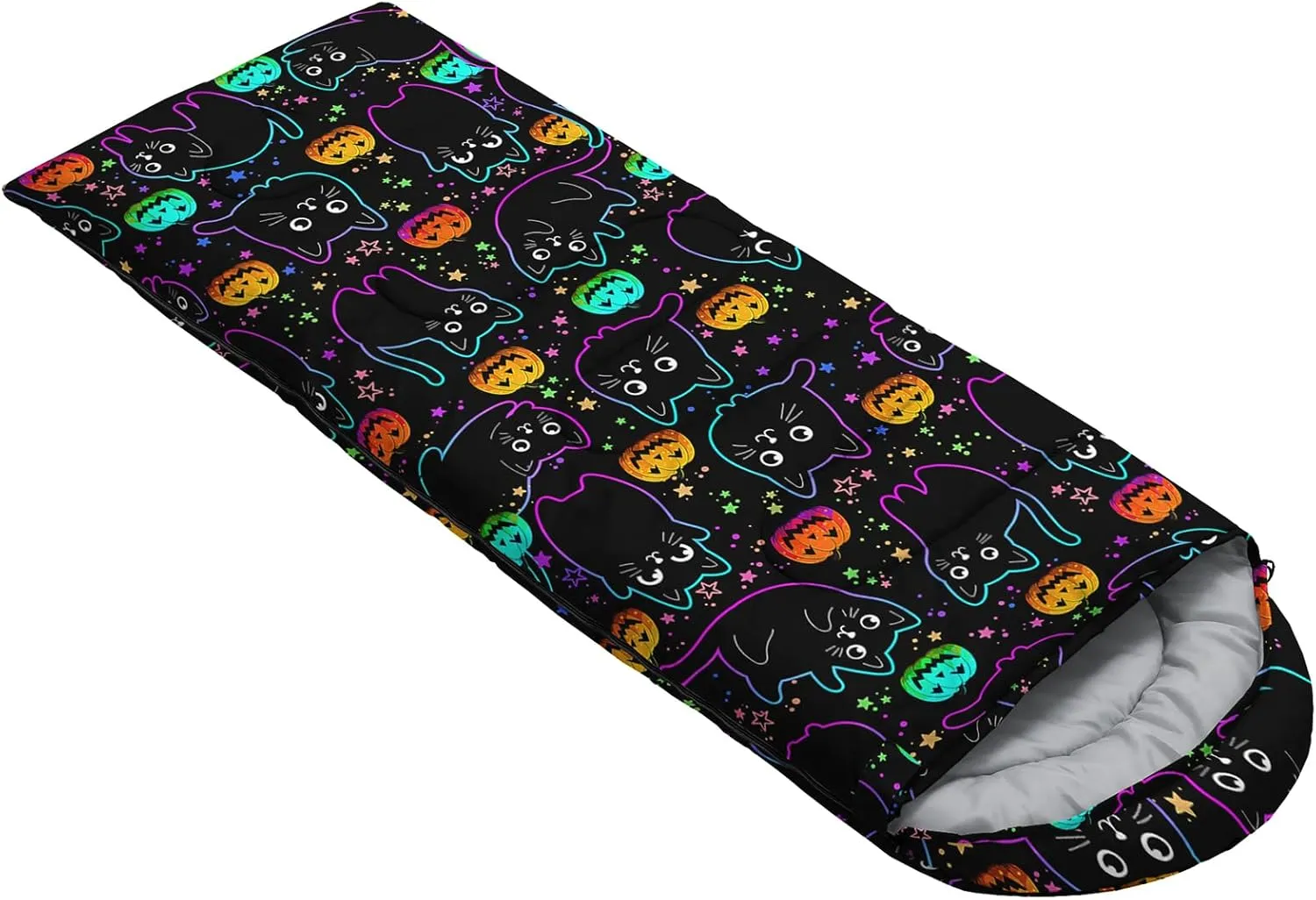 HOSIMA Dear Hunting Pattern Cold Weather Sleeping Bags for Adults,Black Light Weight Sleeping Bags for Kids Adults,WaterProof Sleeping Bags for Outdoors Hiking.
