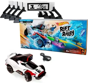Hot Wheels Rift Rally - Mixed Reality Driving Game - 140  Legendary Hot Wheels - Multiple Game Modes - Customizable In-home Track - For PS 4/5, iPhone, iPad (Chameleon RC Supercar Standard Edition)