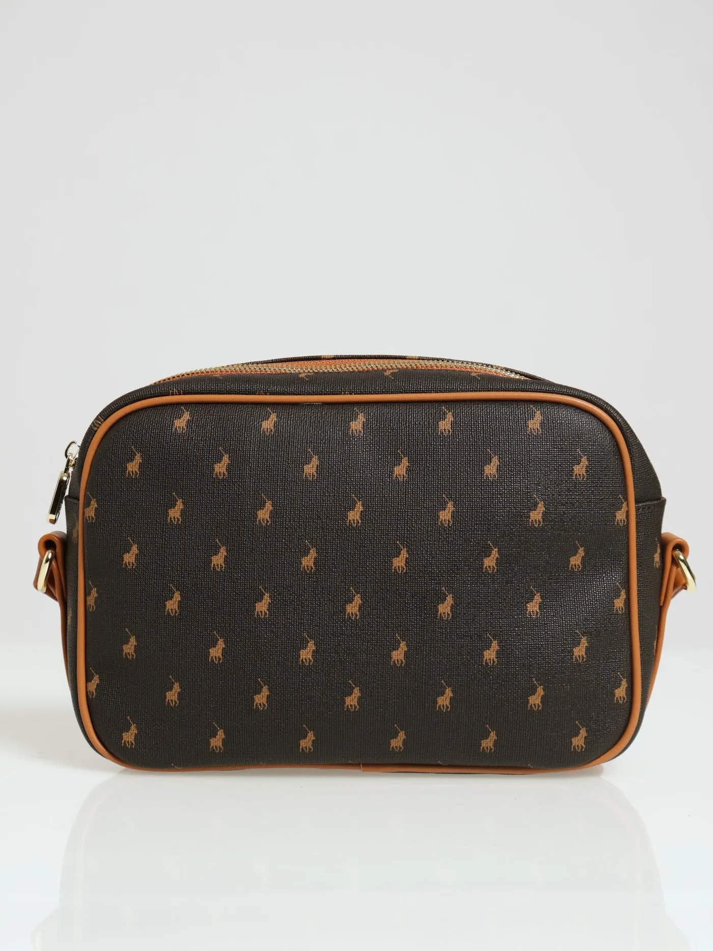 Iconic Camera Bag With Turn Lock - Brown