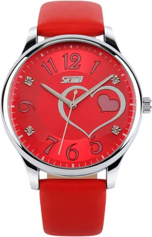 IJAHWRS Belt Women's Watch Fashion Love Rhinestone Quartz Watch