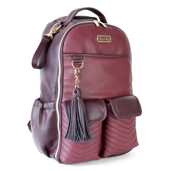 Itzy Ritzy® Boss Diaper Bag Backpack - Hello Merlot