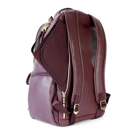 Itzy Ritzy® Boss Diaper Bag Backpack - Hello Merlot