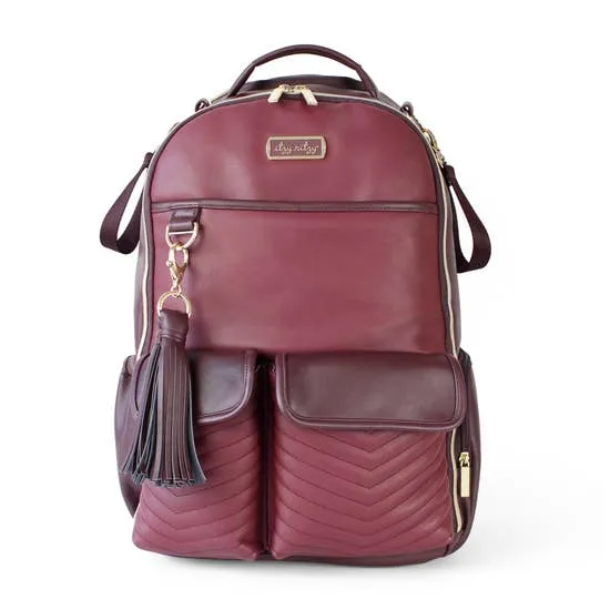 Itzy Ritzy® Boss Diaper Bag Backpack - Hello Merlot