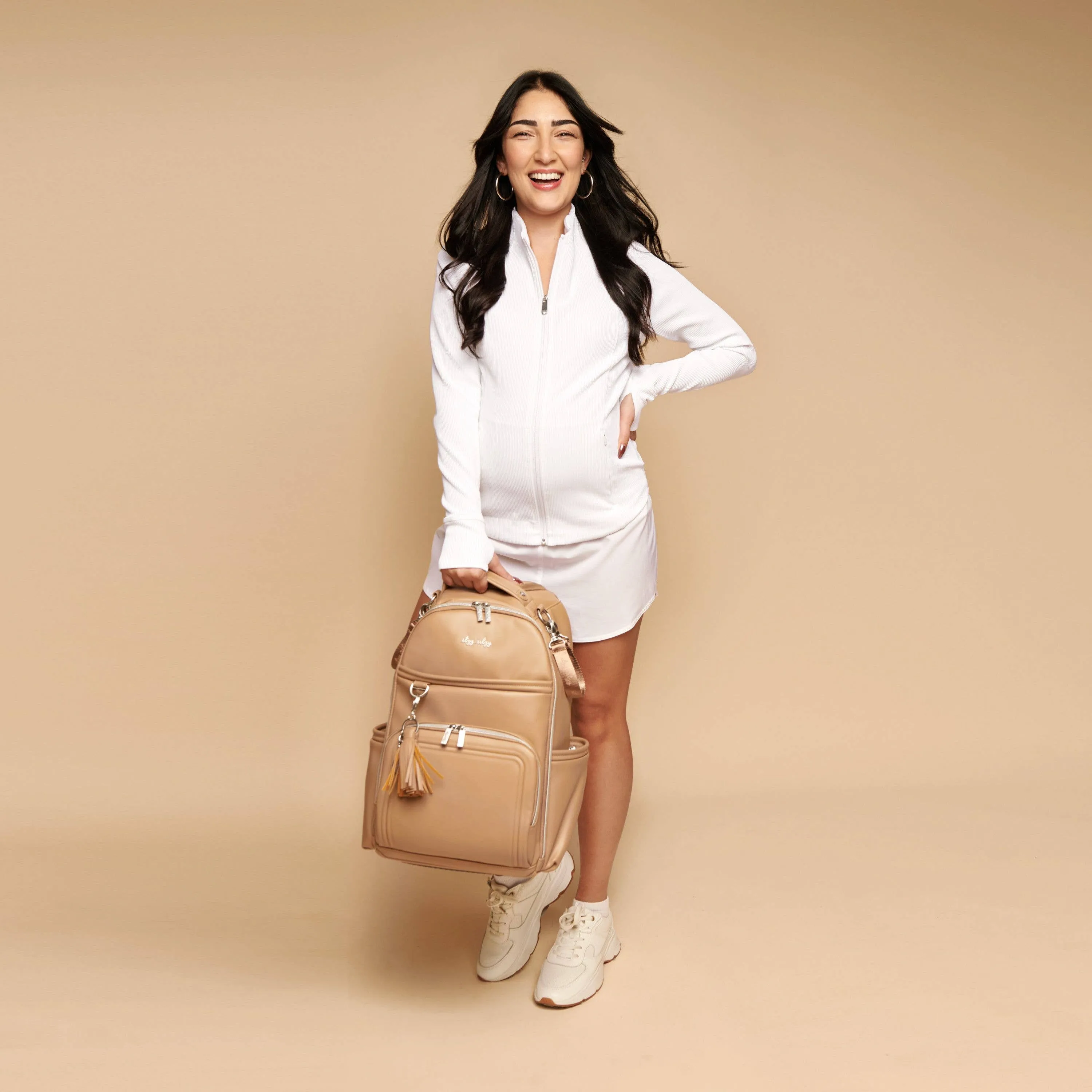Itzy Ritzy -  Boss Plus™ Backpack Diaper Bag Chai Latte