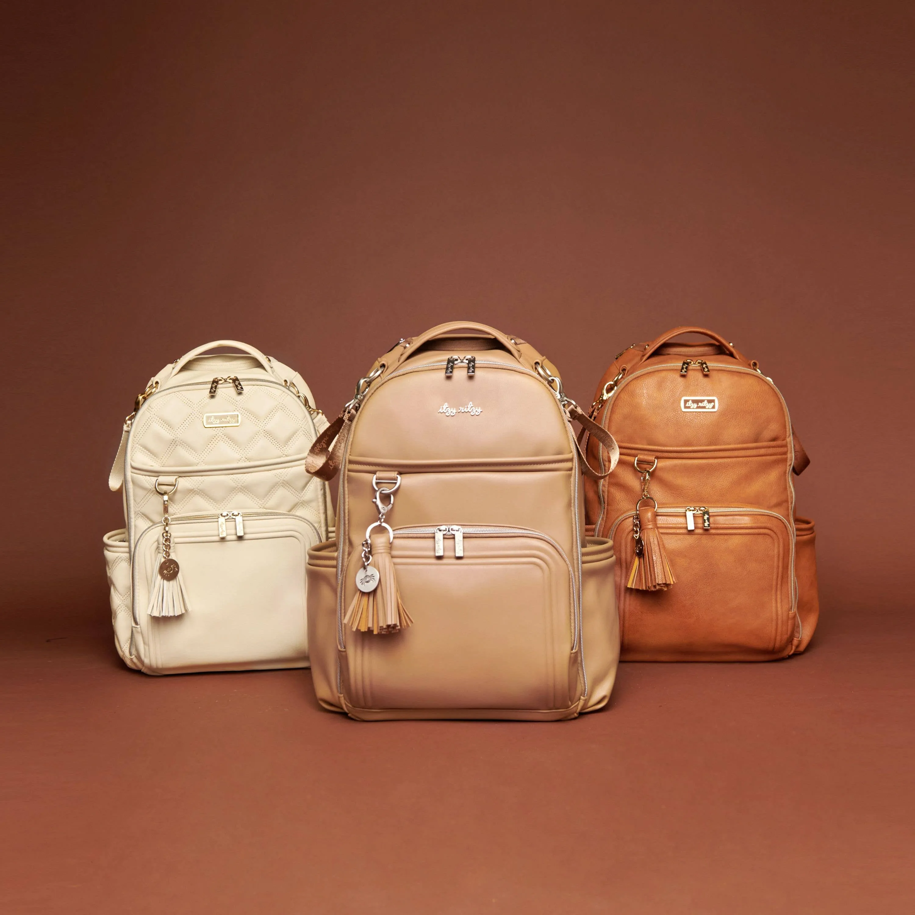 Itzy Ritzy -  Boss Plus™ Backpack Diaper Bag Chai Latte