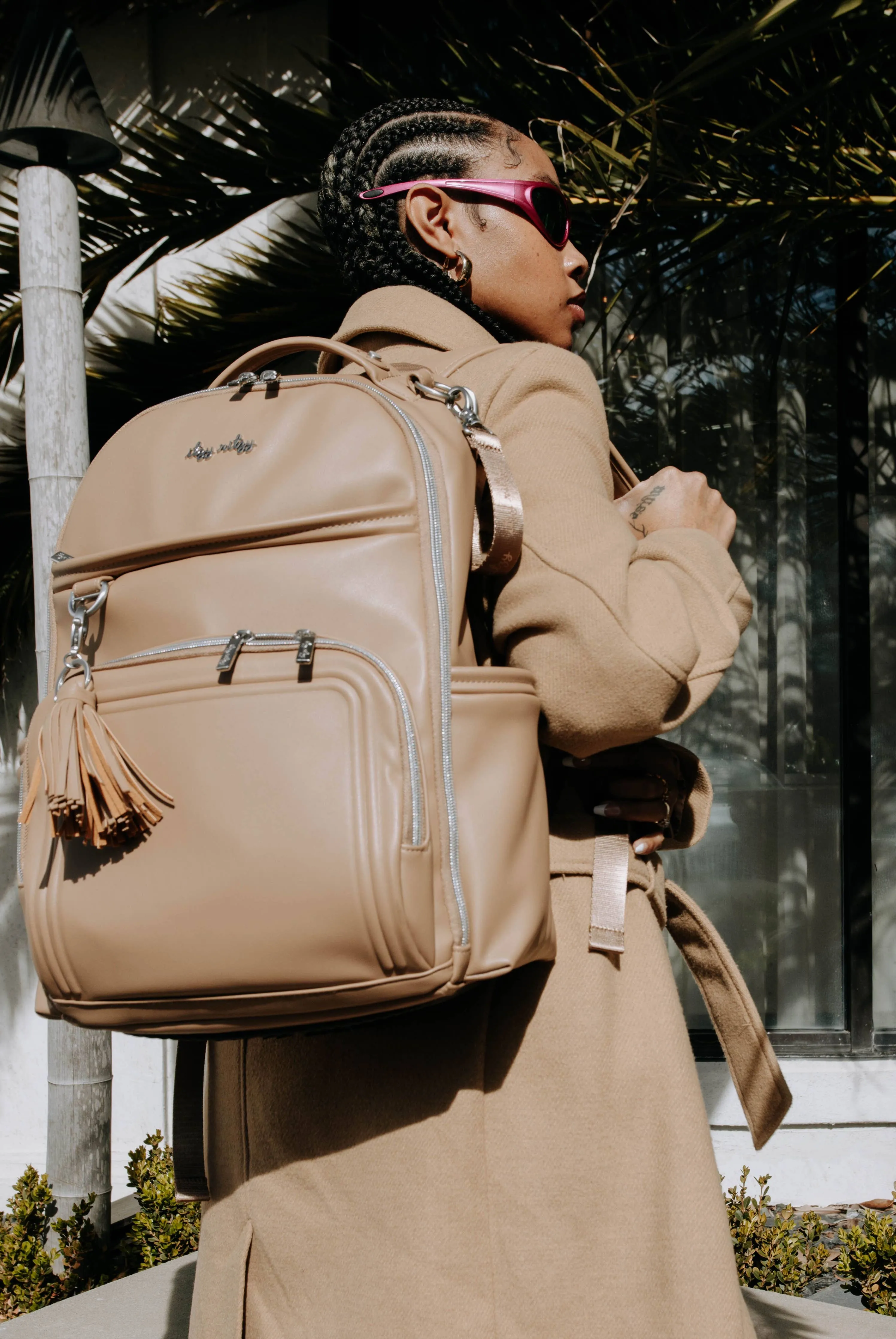 Itzy Ritzy -  Boss Plus™ Backpack Diaper Bag Chai Latte