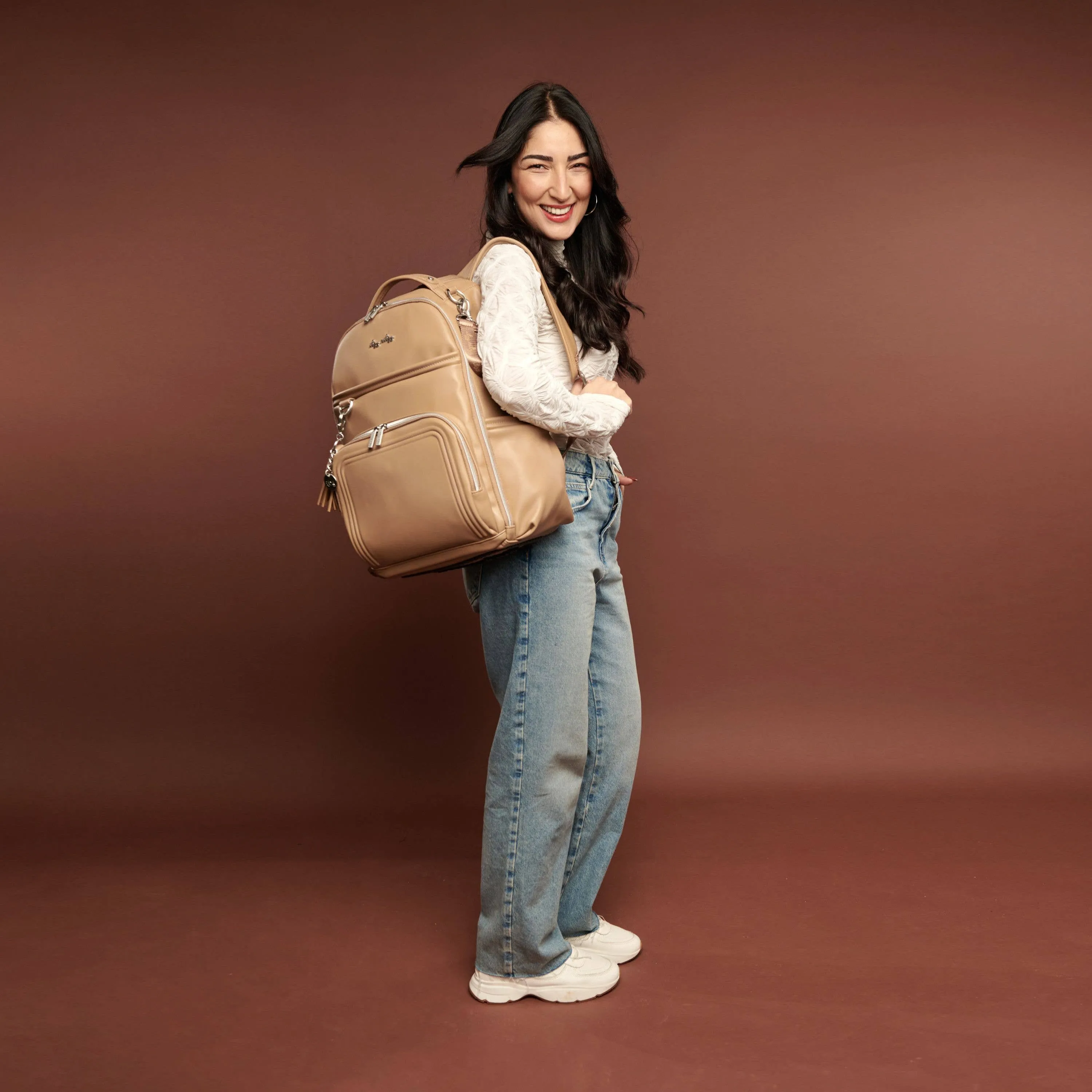 Itzy Ritzy -  Boss Plus™ Backpack Diaper Bag Chai Latte