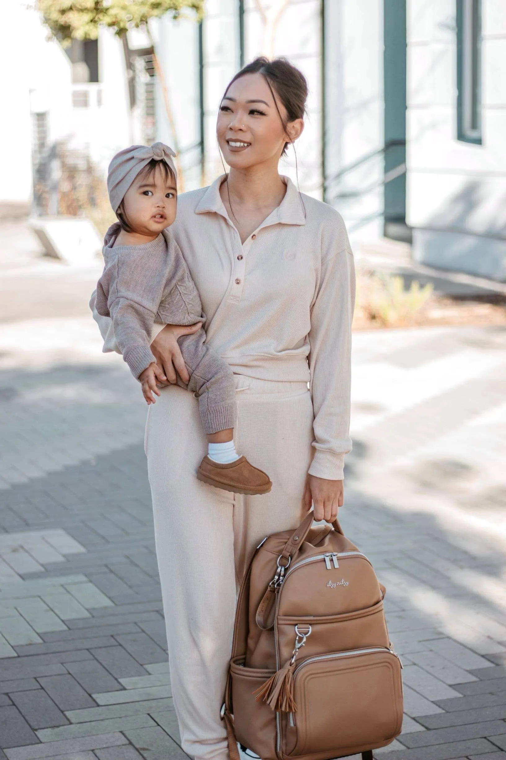 Itzy Ritzy -  Boss Plus™ Backpack Diaper Bag Chai Latte
