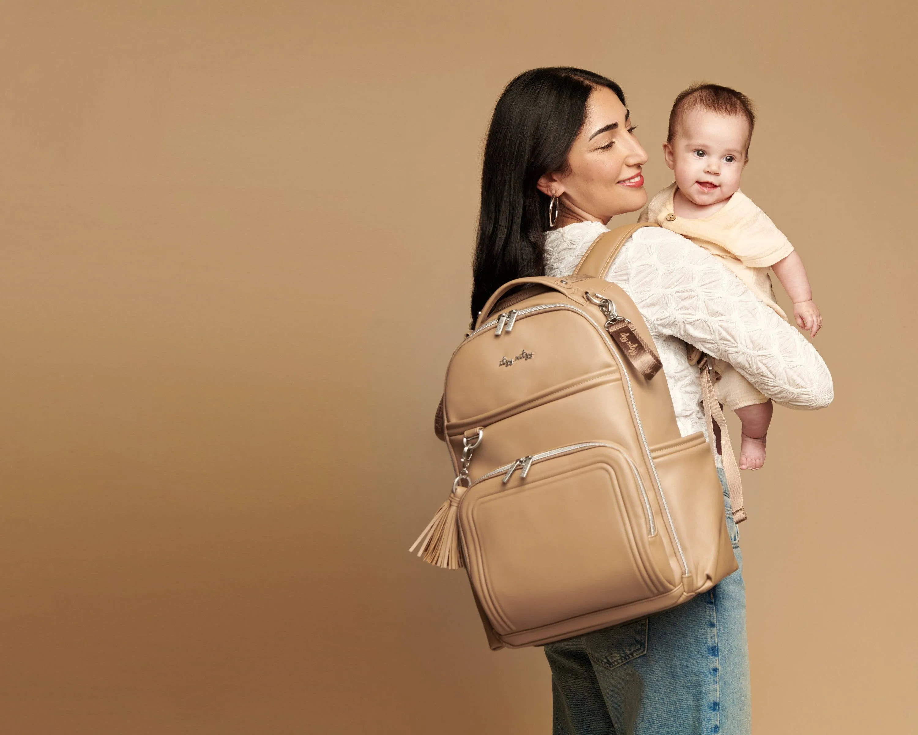 Itzy Ritzy -  Boss Plus™ Backpack Diaper Bag Chai Latte