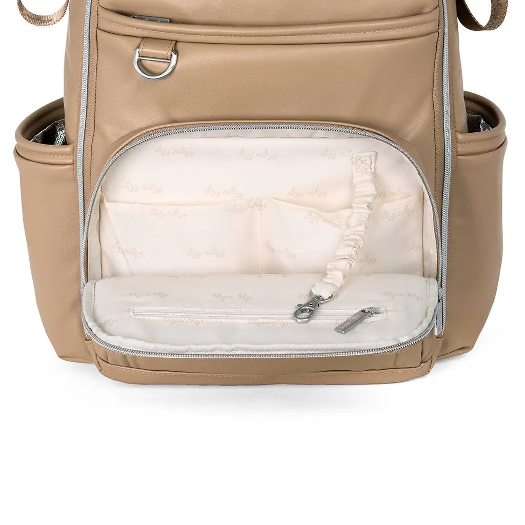 Itzy Ritzy -  Boss Plus™ Backpack Diaper Bag Chai Latte