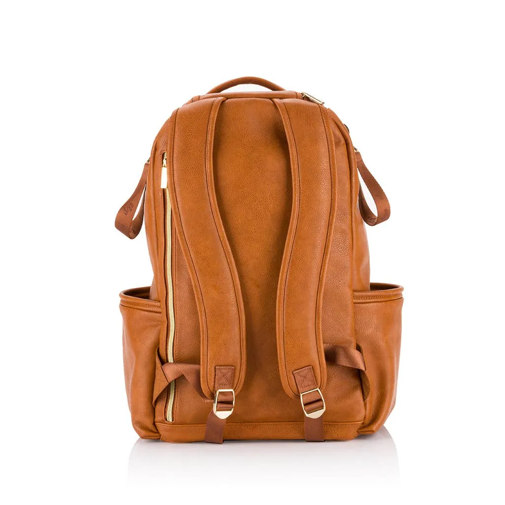 Itzy Ritzy - Boss Plus™ Backpack Diaper Bag Cognac