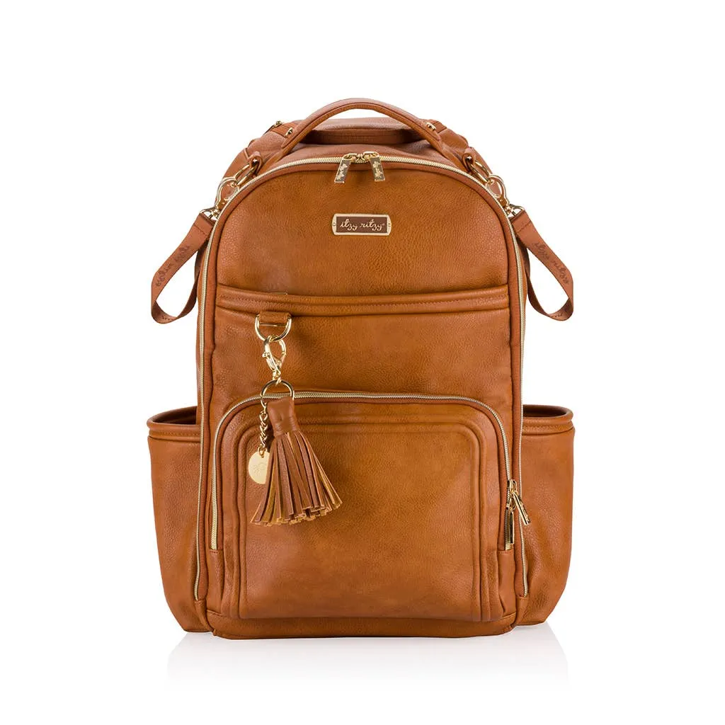Itzy Ritzy - Boss Plus™ Backpack Diaper Bag Cognac