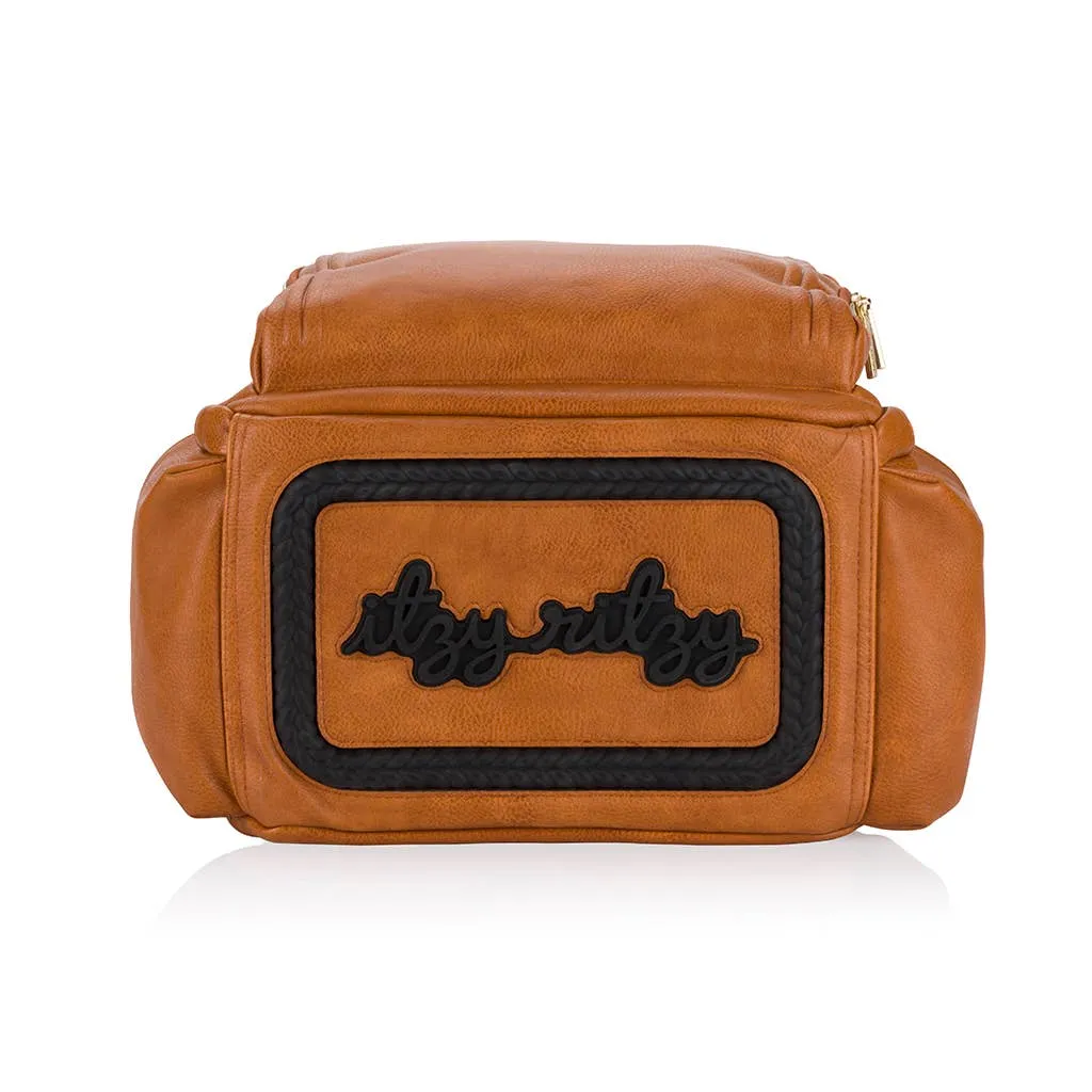 Itzy Ritzy - Boss Plus™ Backpack Diaper Bag Cognac