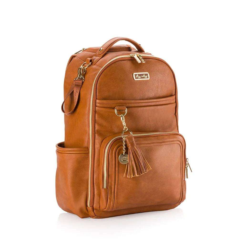 Itzy Ritzy - Boss Plus™ Backpack Diaper Bag Cognac