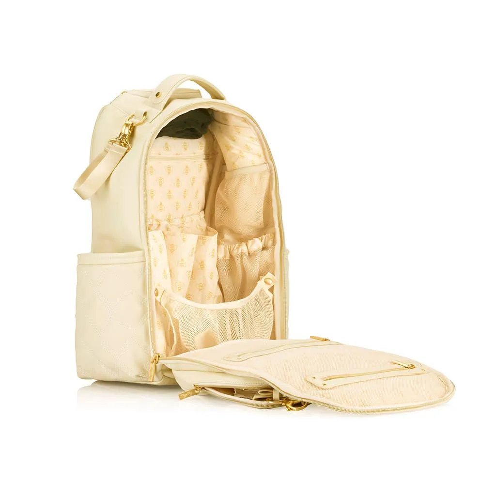 Itzy Ritzy -  Boss Plus™ Backpack Diaper Bag Milk and Honey