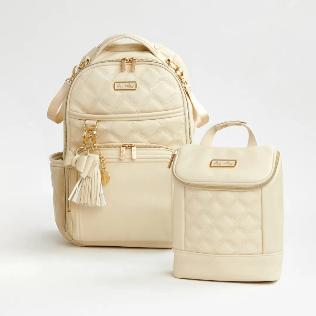 Itzy Ritzy -  Boss Plus™ Backpack Diaper Bag Milk and Honey