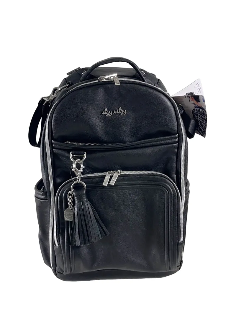 Itzy Ritzy Boss Plus Backpack Diaper Bag, Mystic Black
