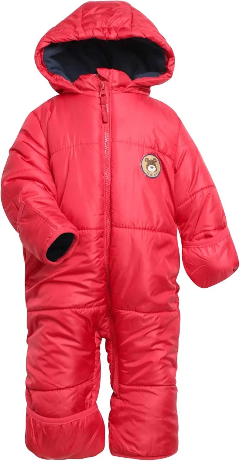 iXtreme Baby Boys' Snowsuit - Cozy Fleece Insulated Winter Snow Pram Bunting Suit for Newborns and Infants (Sizes: 0-24M)
