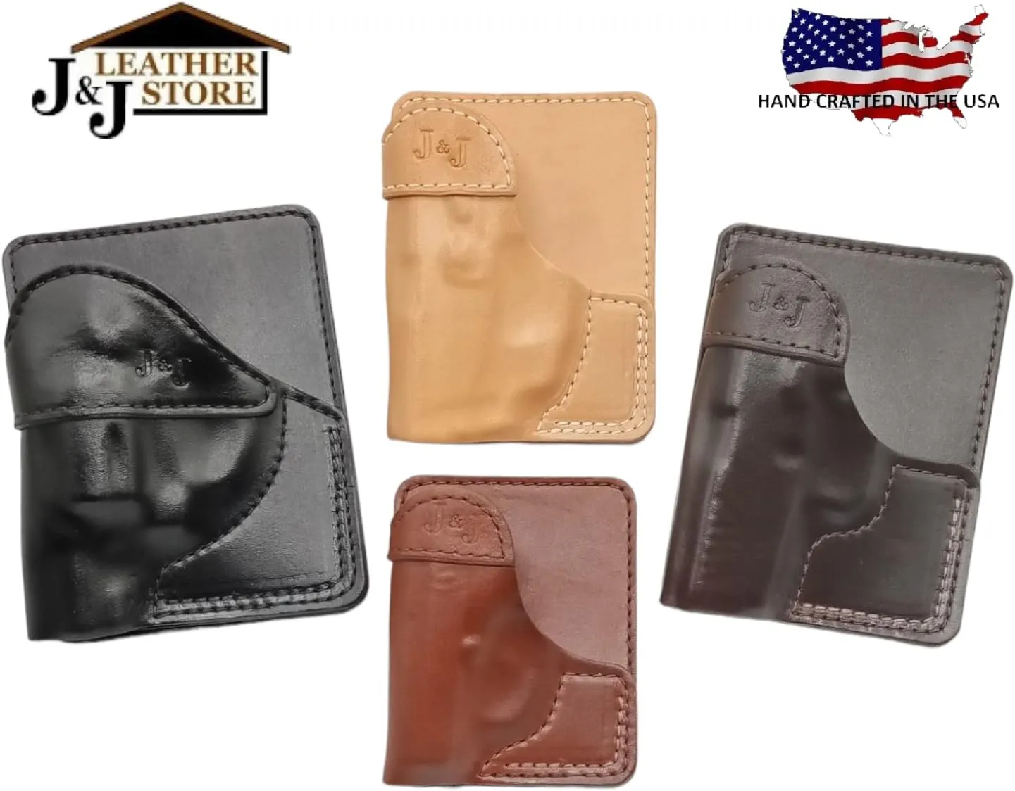 J&J Custom Formed to FIT Your SIG SAUER P238 Formed Wallet Style Premium Leather Back/Cargo Pocket Holster