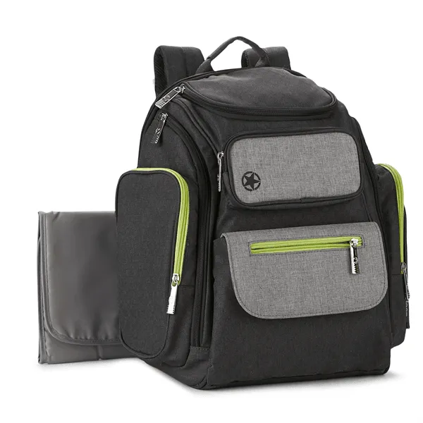 Jeep Adventurers Backpack Diaper Bag Grey