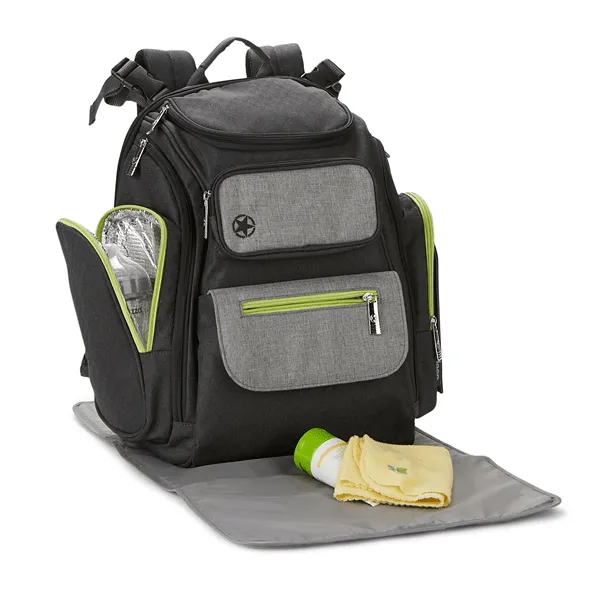 Jeep Adventurers Backpack Diaper Bag Grey