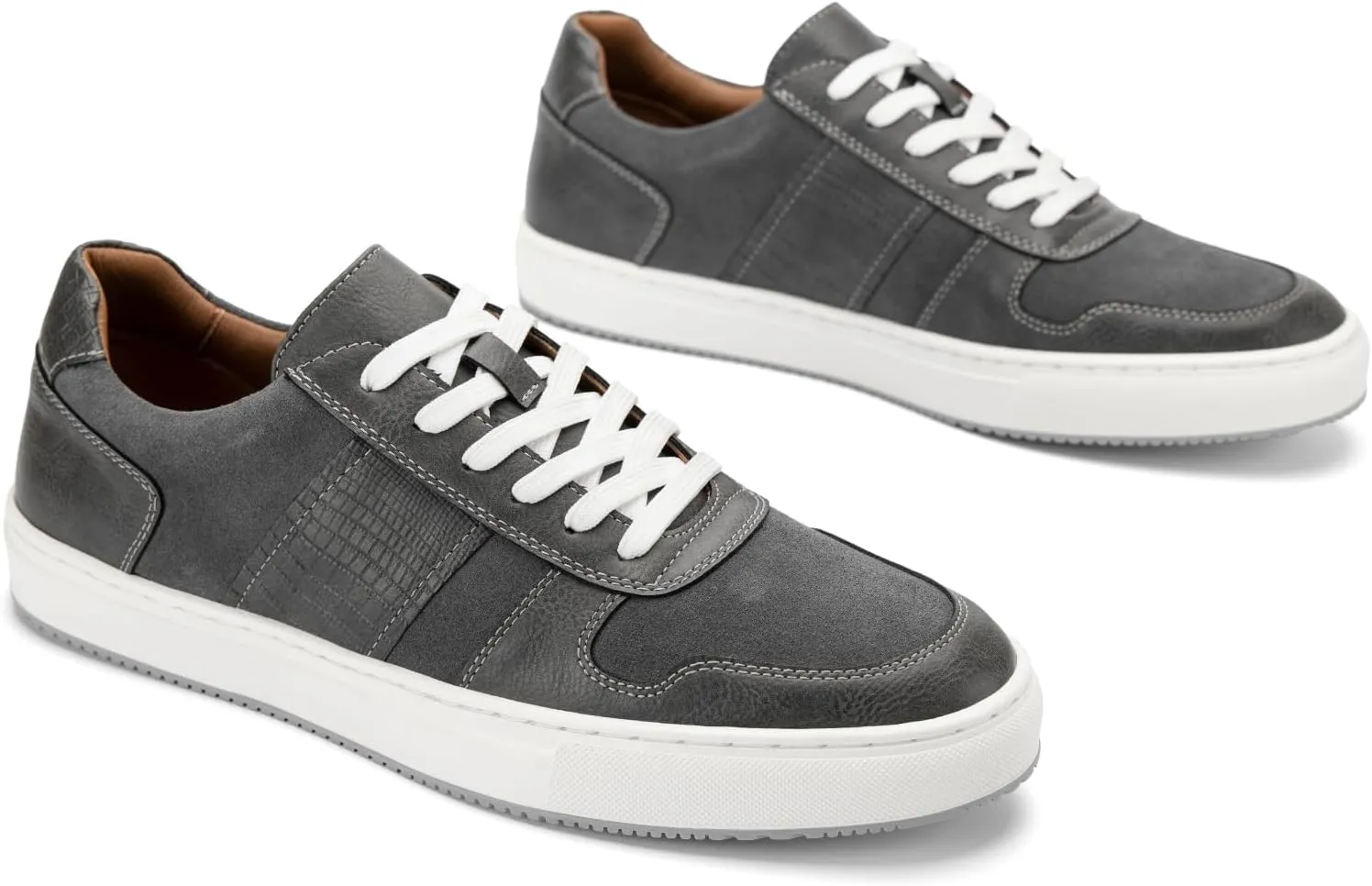 JITAI Men's Fashion Sneakers Shoes Lightweight Fashion Shoes with Wingtip Brogue & Lace-up Design Casual Business Shoes