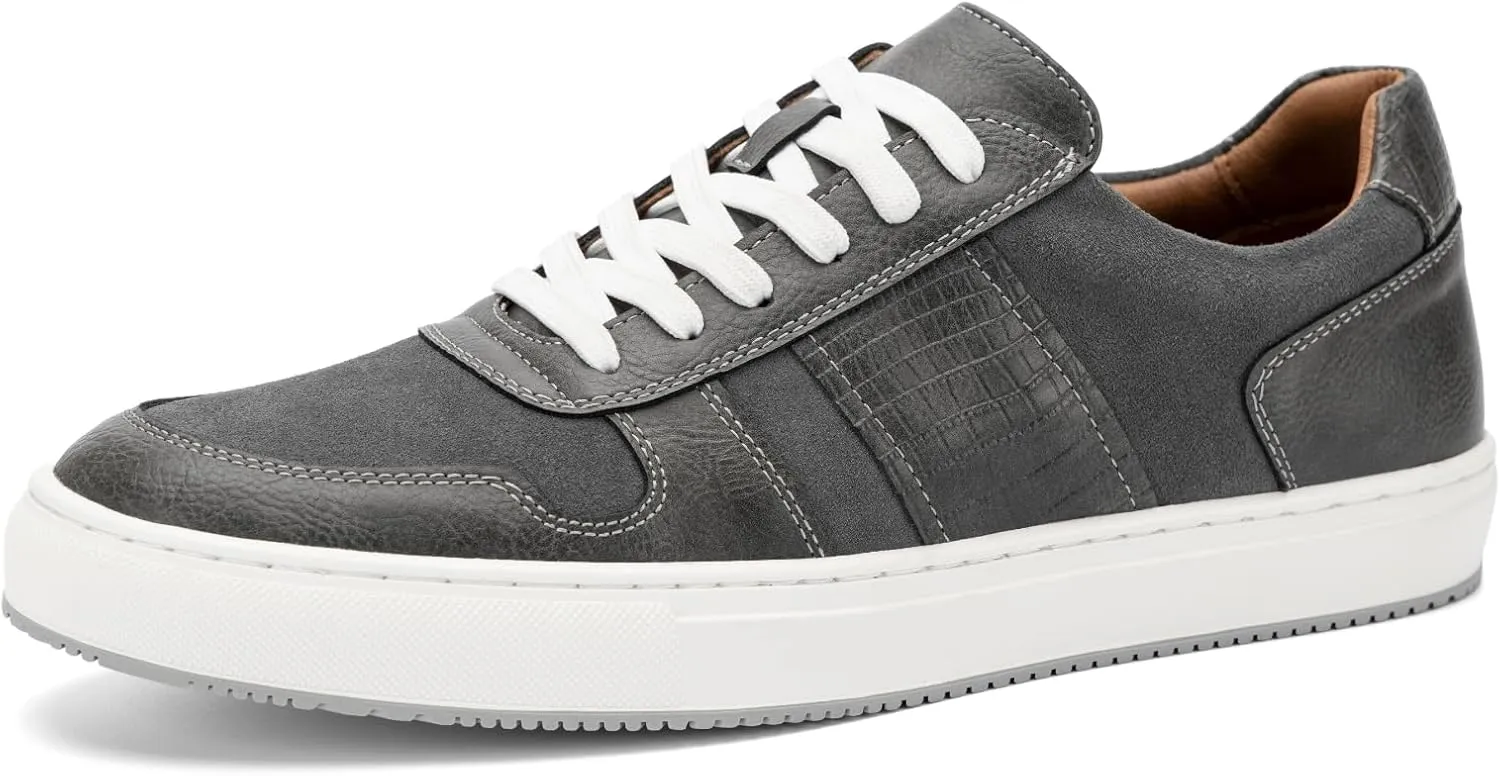 JITAI Men's Fashion Sneakers Shoes Lightweight Fashion Shoes with Wingtip Brogue & Lace-up Design Casual Business Shoes