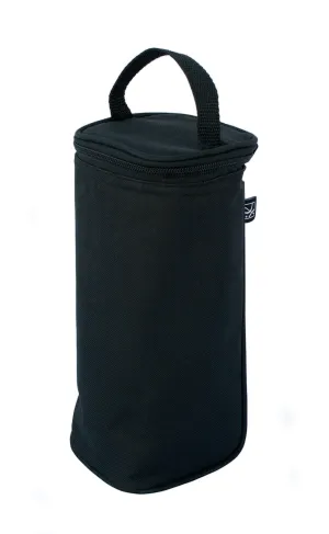 J.L. Childress Breastmilk Cooler Bag - Ice Pack Included - Insulated & Leak Proof Newborn Bottle Bag - Fits 1-2 Bottles - Bottle Bag for Daycare - Breastmilk Cooler Bag for Travel Black One Size U2