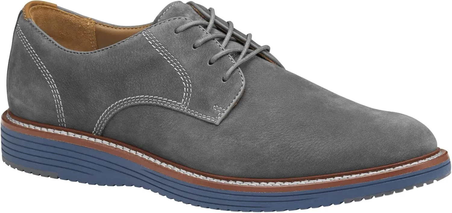 Johnston & Murphy Upton Plain Toe Men’s Shoe, Business Casual Men’s Dress Shoes, Comfortable Leather Shoes for Men