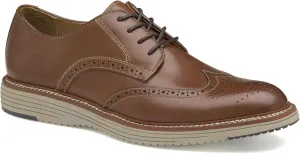 Johnston & Murphy Upton Wingtip Shoes, Business Casual Men’s Dress Shoes, Comfortable Leather Shoes for Men