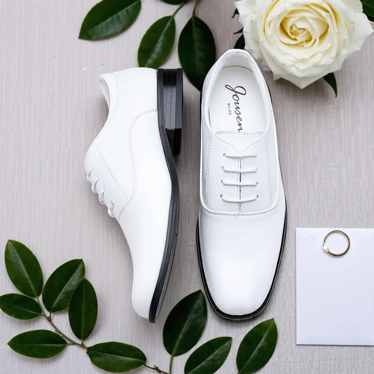 Jousen Mens Dress Shoes Formal Business Oxford Shoes for Men Tuxedo Dress Shoes for Men