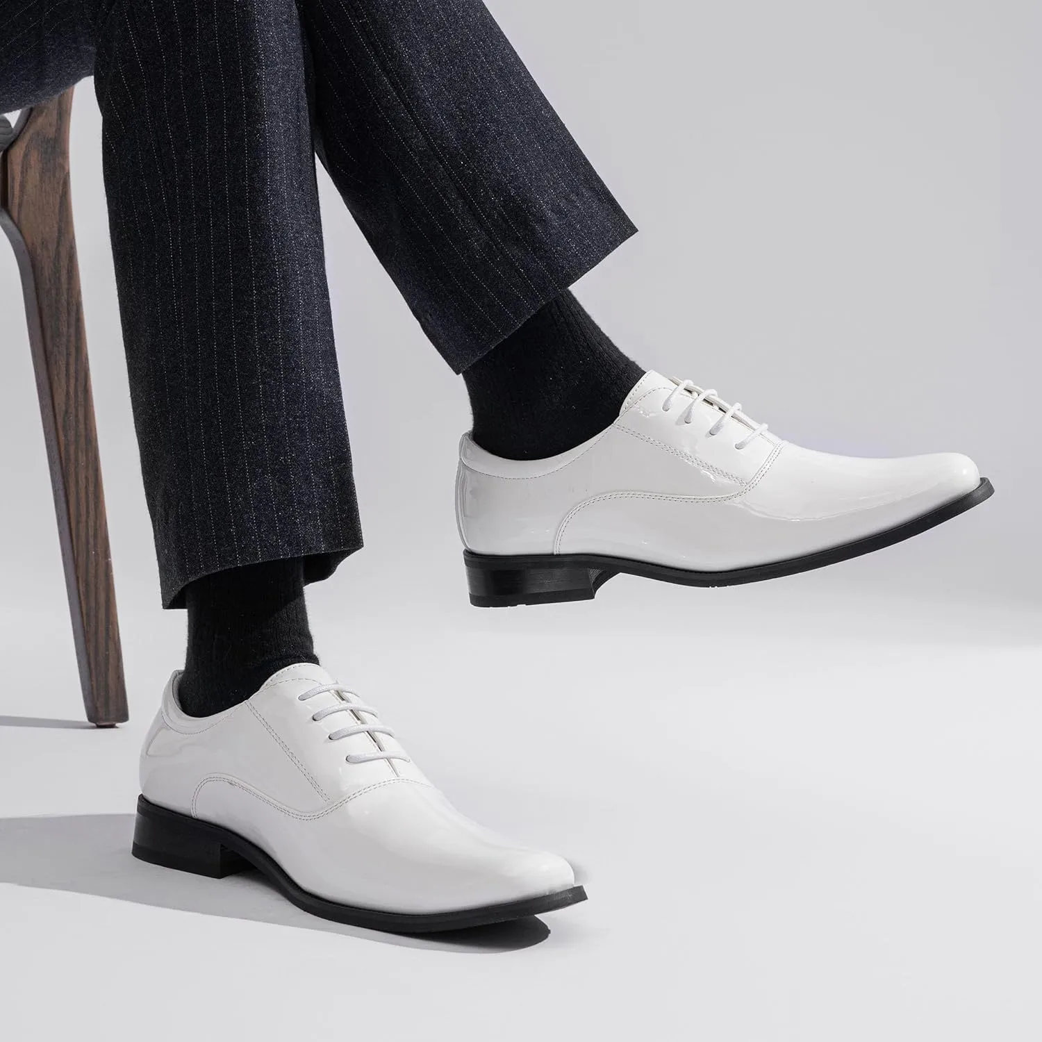 Jousen Mens Dress Shoes Formal Business Oxford Shoes for Men Tuxedo Dress Shoes for Men