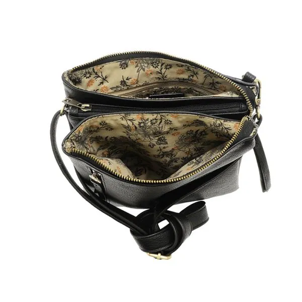 JOY ACCESSORIES DAWN MULTIPOCKET BAG - BLACK