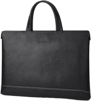 JSEIAJB Business men's handbag, foreign trade bag, crossbody men's bag, leather briefcase, handbag