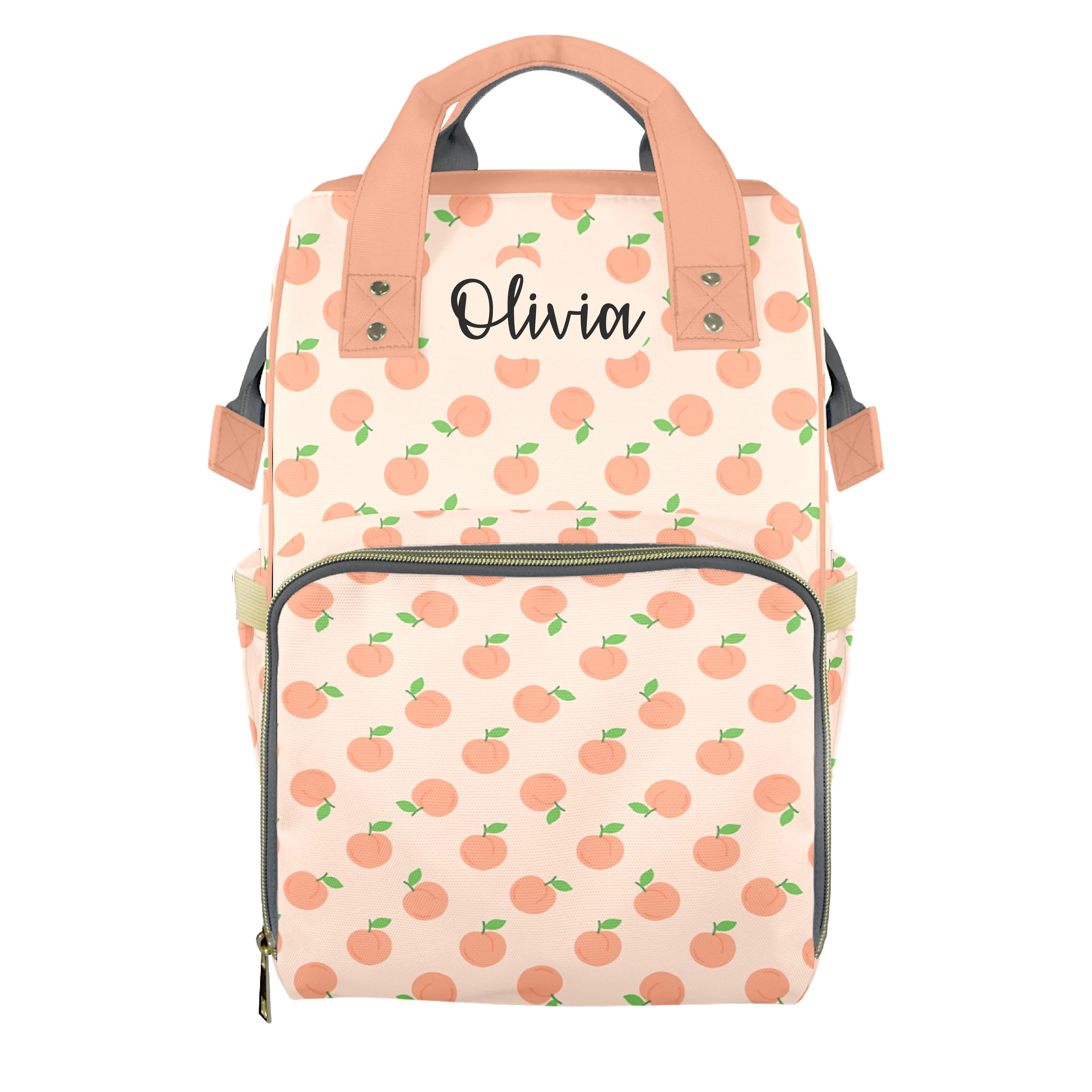 Just Peachy Customizable Diaper Bag