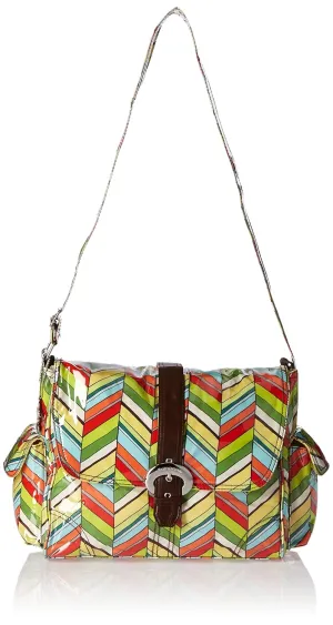 Kalencom Laminated Buckle Bag, Rainforest